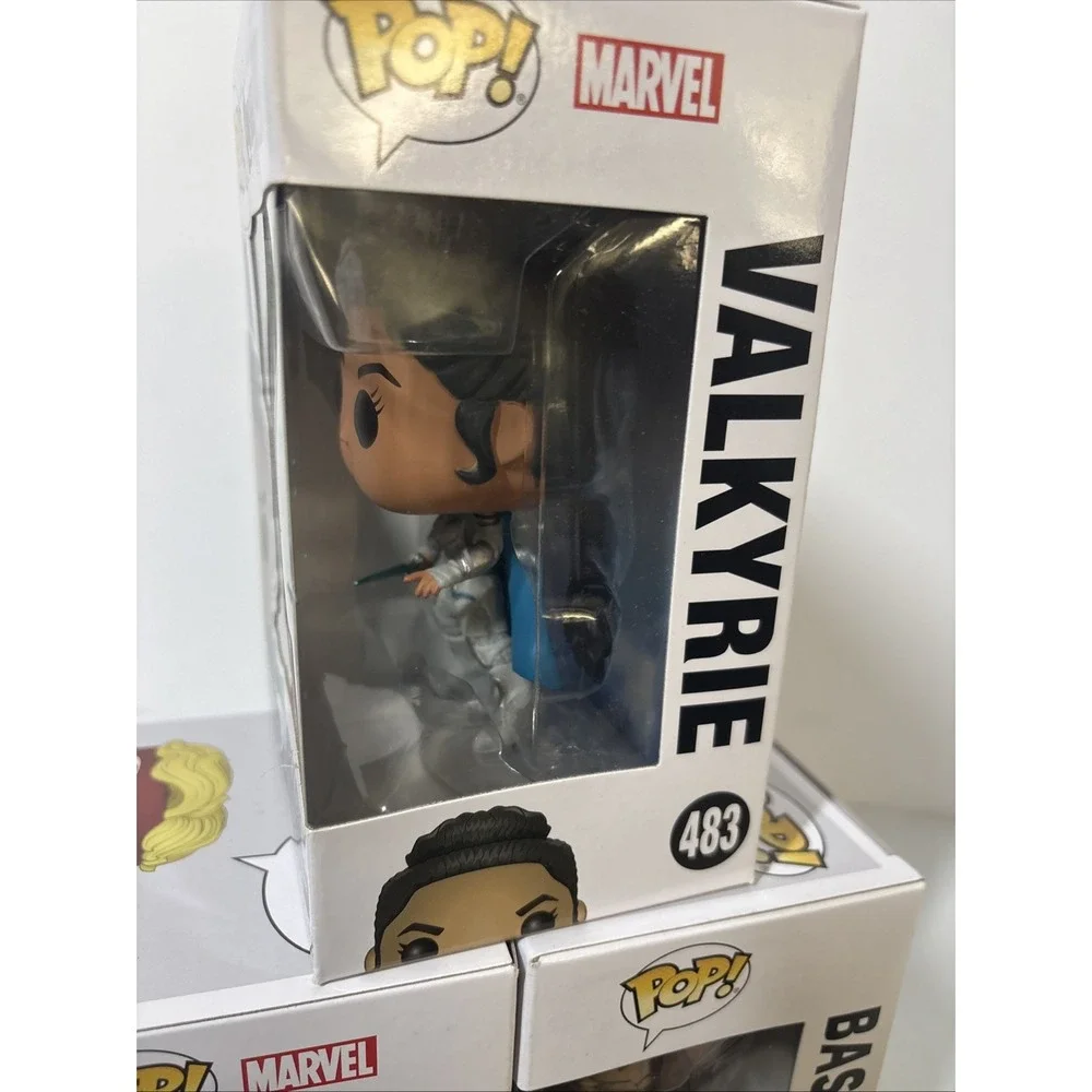 Funko Pop! Lot of 3 Famous Ladies Valkyrie 483 Angel 424 Bastila 429 Marvel